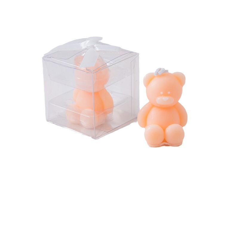 クマの香りのキャンドル お土産 ギフト 手作り クリエイティブ かわいい 雰囲気の香り クロスボーダー 動物の形をしたワックス|undefined