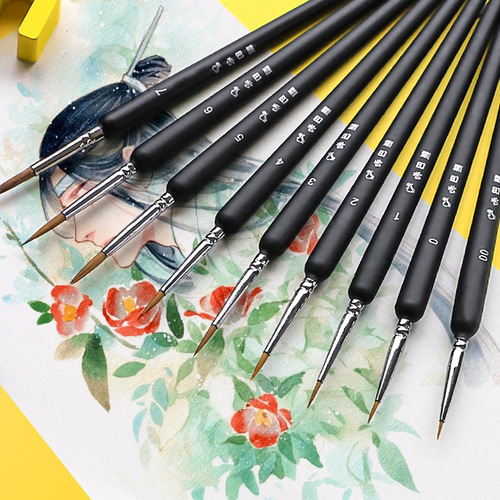 Langhao art hook pen extra fine brush set painting pigment acrylic Chinese painting gouache oil painting watercolor face pen