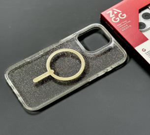 Aplicable a Apple 16 color fantasma anti-caída antibacteriana polvo de absorción magnética cubierta protectora iPhone 16 pro estuche de teléfono móvil