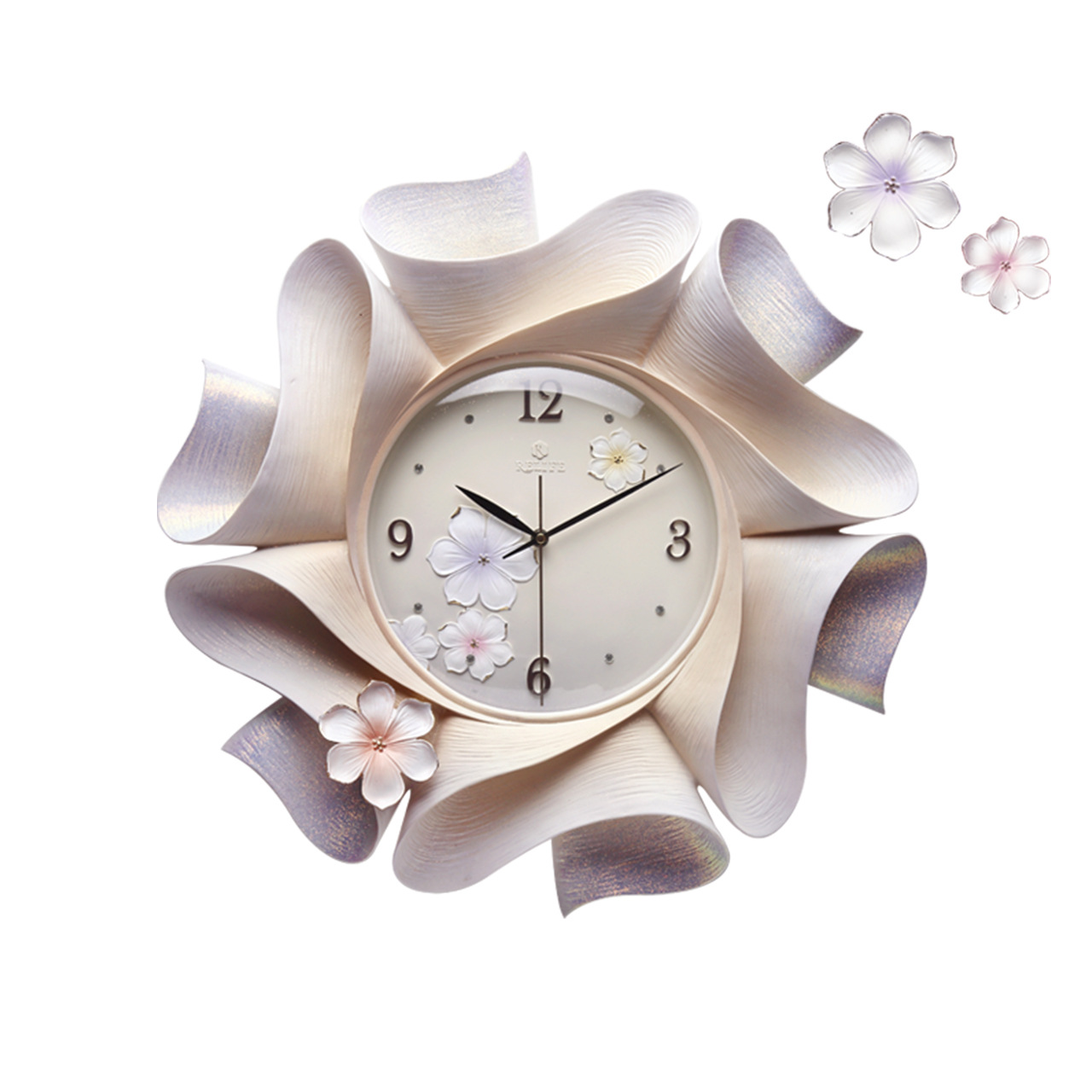 Fu Diao decoración del hogar Reloj de pared creativo DIY Reloj de pared pintado a mano puro Reloj de pared Amazon productos de comercio electrónico transfronterizo ver al por mayor