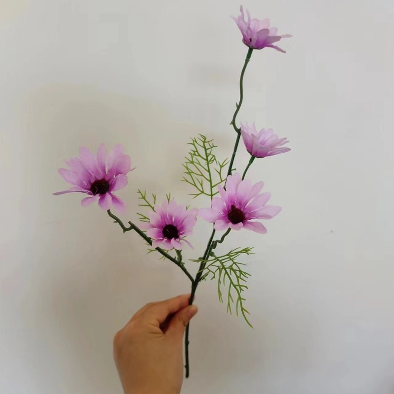 模造花洋甘菊飾り偽花デパート客間飾り花束プラスチックドライ花食卓飾り小デイジー|undefined