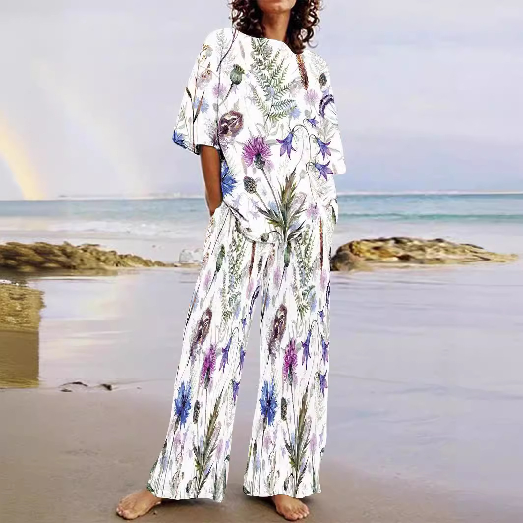 Fashion Personalized Women’s 3D Printed Short Sleeve Suit
