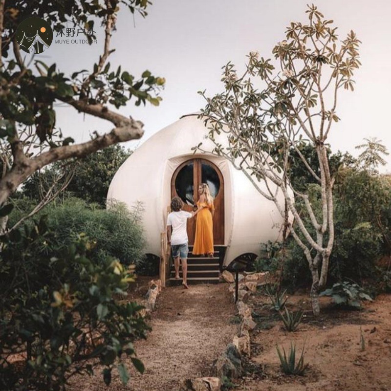 Muye Outdoor Scenic Spot Red Star Sky Tent Wild Luxury Camping Restaurant Tent Camping Hotel