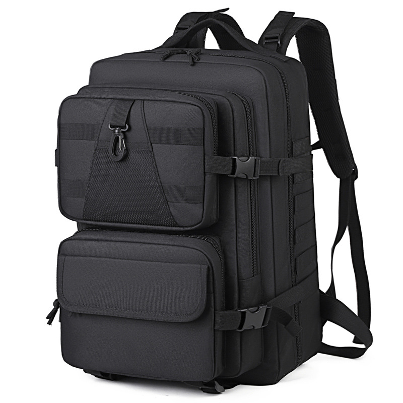 Mochila táctica al aire libre de gran capacidad para hombres expandible bolsa de viaje práctica resistente al desgaste multifuncional bolsa de campamento de montaña