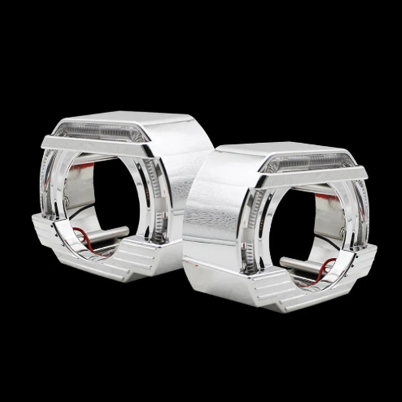 2.5 cubierta cuadrada integrada cubierta de lente de apertura LED cubierta decorativa cubierta cuadrada ángel ojo cubierta integrada cubierta de sombra