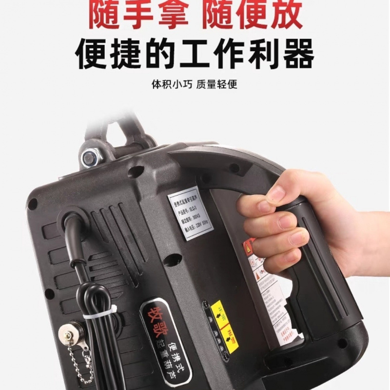 电动葫芦220v小吊机家用小型升降0.5吨微型便携提升机遥控电葫芦