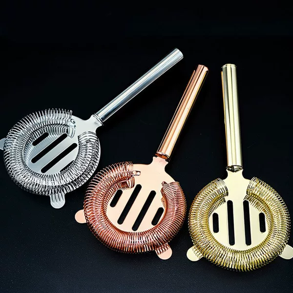 Factory Direct Supply 304 Stainless Steel Ice Filter Cocktail Ice Separator Filter Foam Bar Bartending Tool Ice Filter