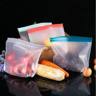 EVA磨砂储存袋定制食品透明水果密封包装袋塑料冰箱保鲜自封袋