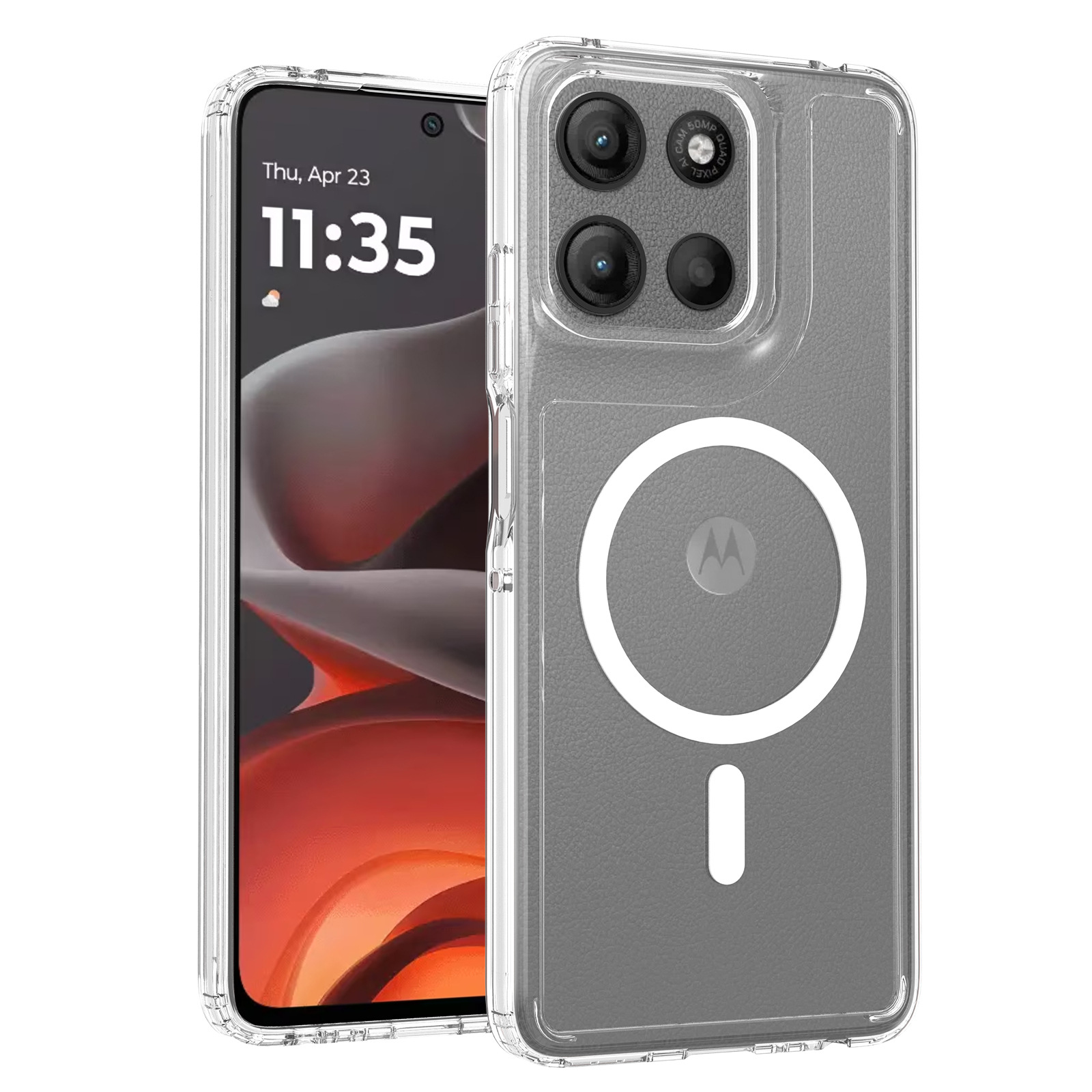 Aplicable a moto G56 caja de teléfono móvil transparente Motorola G05 caja suave g15 caja de teléfono móvil resistente a caídas image 7