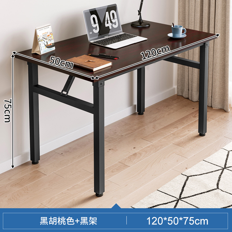 Mesa plegable, mesa para manicura, mesa de comedor sencilla, escritorio para computadora en casa, mesa larga, escritorio de entrenamiento, escritorio para casa de alquiler.