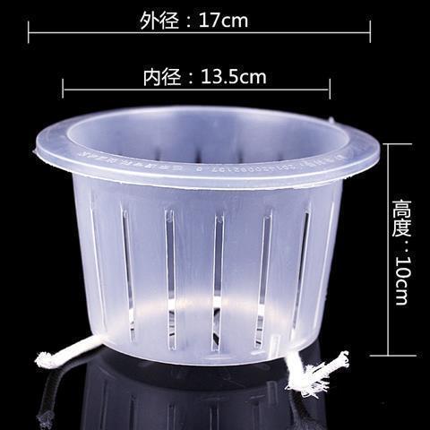 植木鉢植栽バスケット 水耕植物ガラス花瓶 グリーンソーン植栽バスケット 無土壌栽培花 浅型根固定剤|undefined
