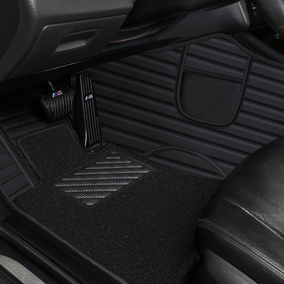 21款奔驰E300L GLC260L  GLC300L C260L C200L真皮全包围汽车脚垫