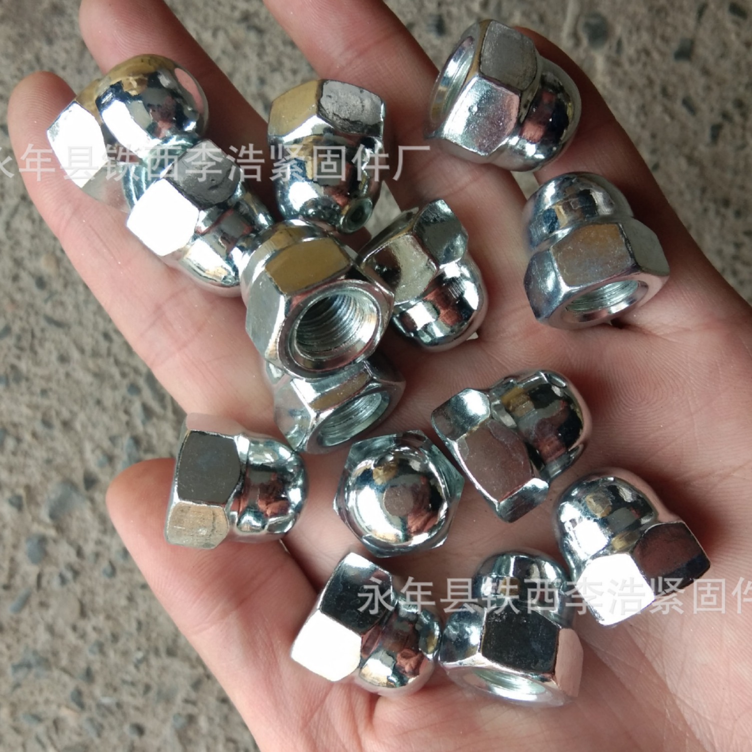 一体盖母盖形螺母镀锌盖母连体盖母M8 M10 M12
