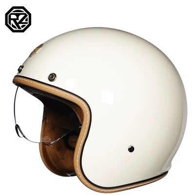 3/4 Helmet Pedal Calf All – Dəbilqə (Kaska) aksesuarları - m-milky-white-yellow-inside