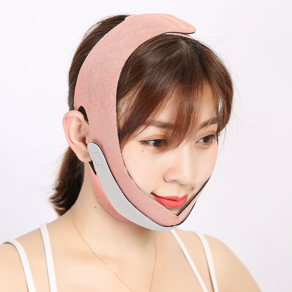 Mask to create small face for face, massager, night pulls up elastic bandage, removes double chin