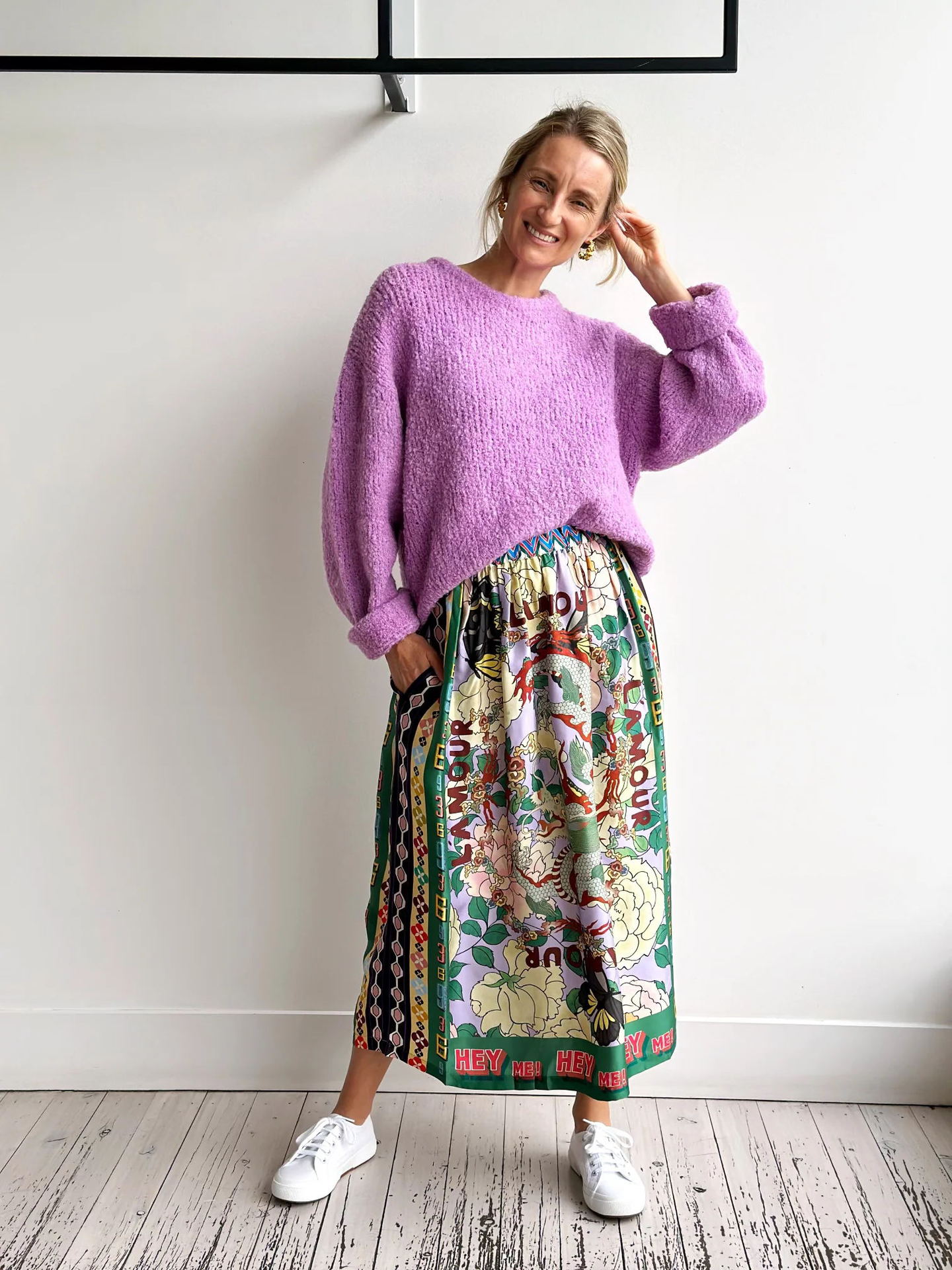 245g Weight Long Sleeve Sleeve Length Skirt Dresses Type Satin Fabric Type Skirt Co-ord Set Sets Type 2 Pieces Set Quantity Casual Occasion Turndown Neckline Regular Fit Fit Type Graffiti Pattern Summer, Spring Season Women's Gender Printing Design Casual Style Casual Women's Casual Graffiti Satin Printing Skirt Co-ord Set Skirt Sets 2