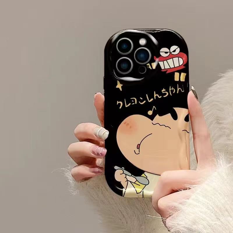 Funda para teléfono móvil iphone16 para niñas Japón y Corea del Sur Apple 15promax anti-caída 13mini/12pro/14/11