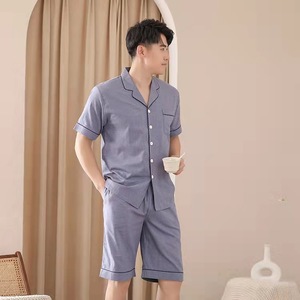 【断号福祉】春夏純綿カップルパジャマ