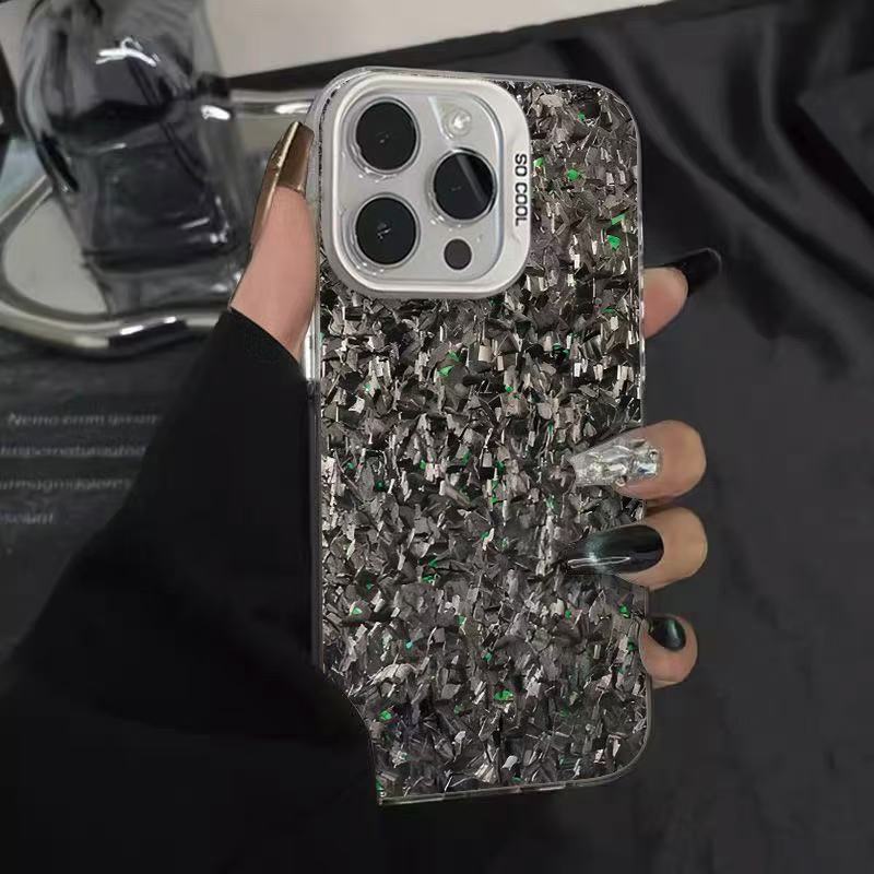 La nueva obsidiana se aplica a la funda del teléfono móvil iphone16 Apple 15promax/14 transfronterizo 13pro12 Europa y América 11