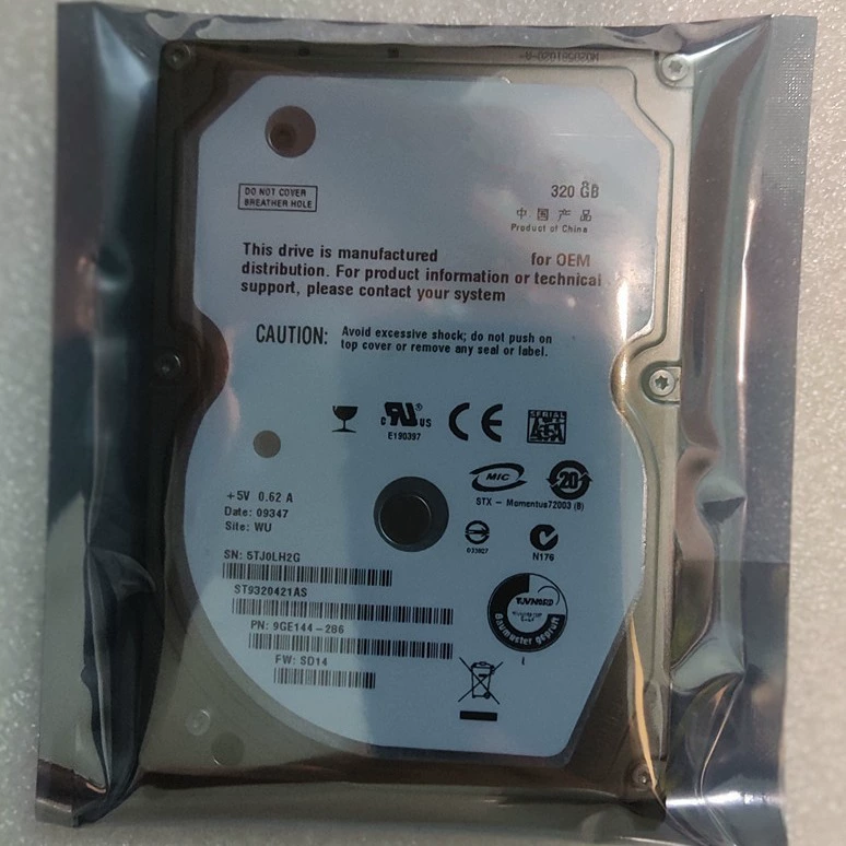 Жесткий диск ноутбука ST 320G SATA последовательный порт 2,5 дюйма 9 мм