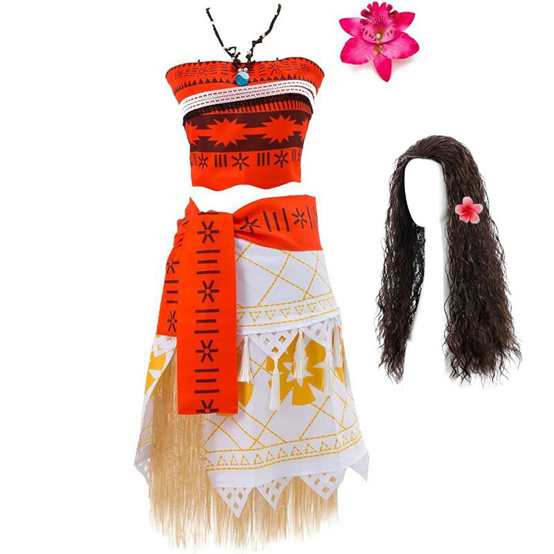 Moana costume, Moana cosplay, anime performance costume, costume set, Moana Moana costume, Moana cosplay, anime performance costume, costume set, Moana