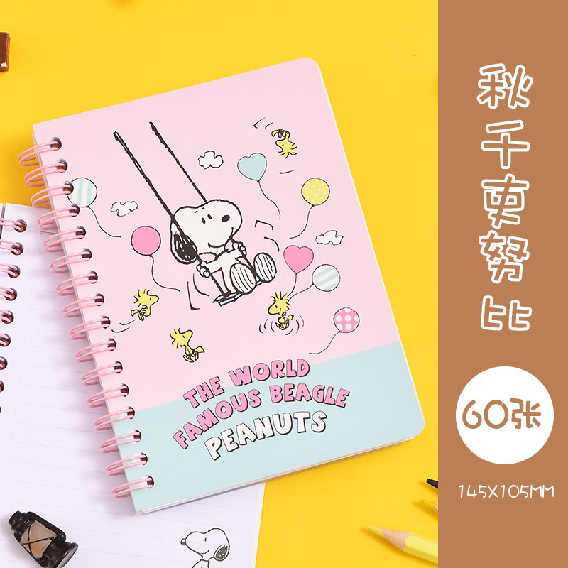 Linda chica corazón-libro de dibujos animados de alto aspecto libro un 6 Pa perro cuaderno estudiante libreta al por mayor