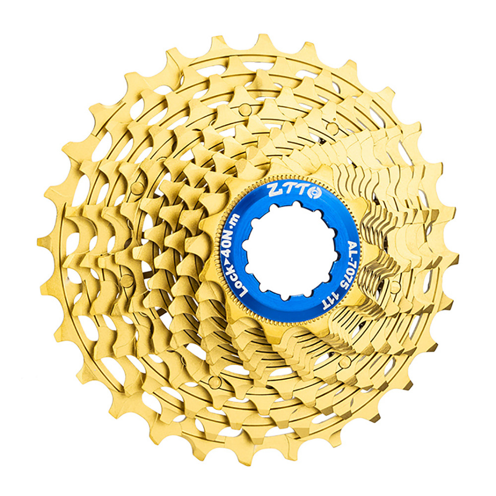 ZTTO Alta eficiencia y peso ligero 12 velocidades 28-36T volante de bicicleta de carretera todo en uno volante hueco de color todo en uno
