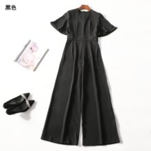 248546 夏短袖加长款连体裤深圳铭薇批发品质女装清仓工
