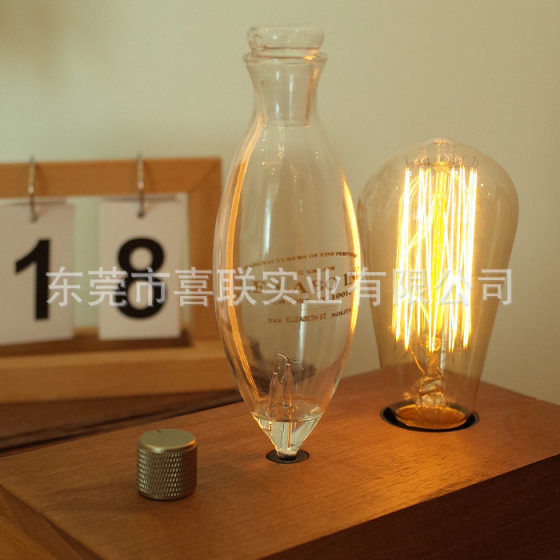 lelabo Vintage Tungsten Lamp Aromatherapy Machine Diffuser Wooden Superior Niche Bedroom Lighting Sandalwood Pure Essential Oil
