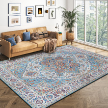 复古波斯地毯波西米亚客厅地毯吸水耐脏民宿酒店满铺民族风地毯