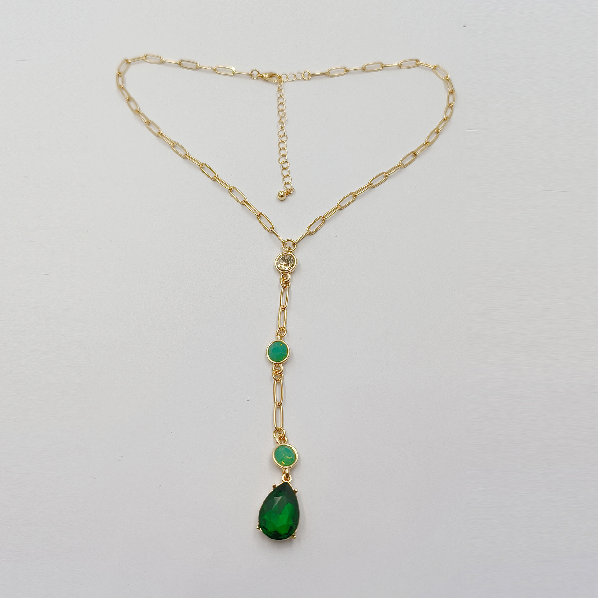 Small design green fashionable retro pendant