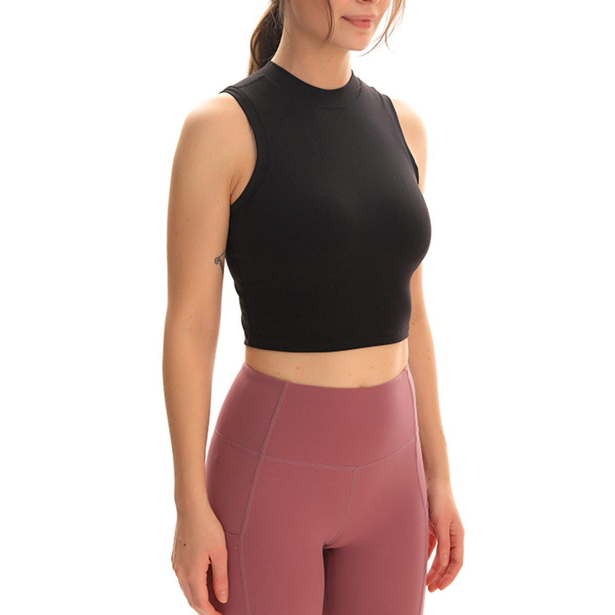 Débardeur de sport de Yoga, haut élastique au dos, combinaison de Fitness, Cover-Up, nouvelle collection 2022_voghion.com