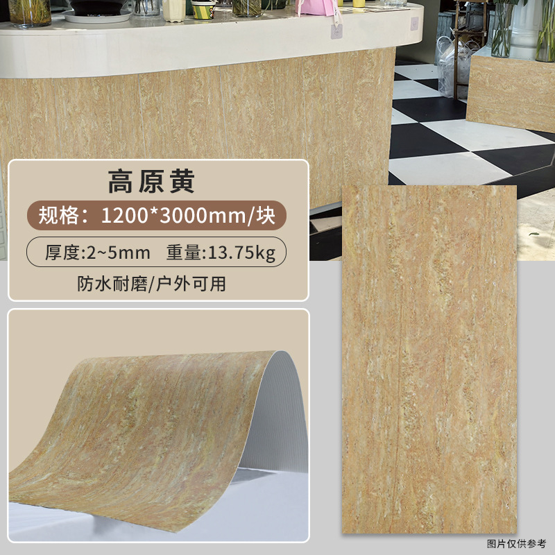 Fábrica de paneles de revestimiento de piedra de cavidad blanda Roma 3D piedra de cavidad flexible porcelana delgada pared de fondo