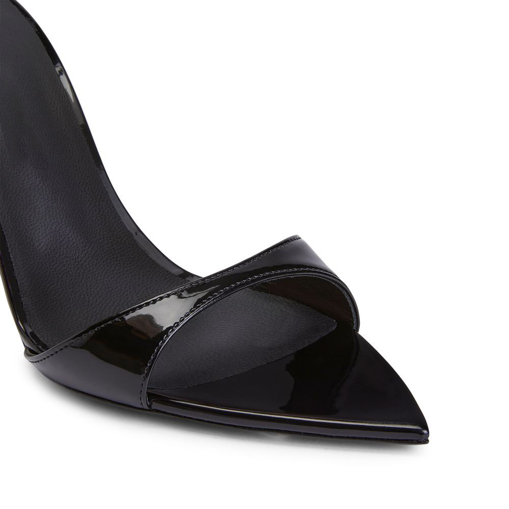open pointed toe sandals