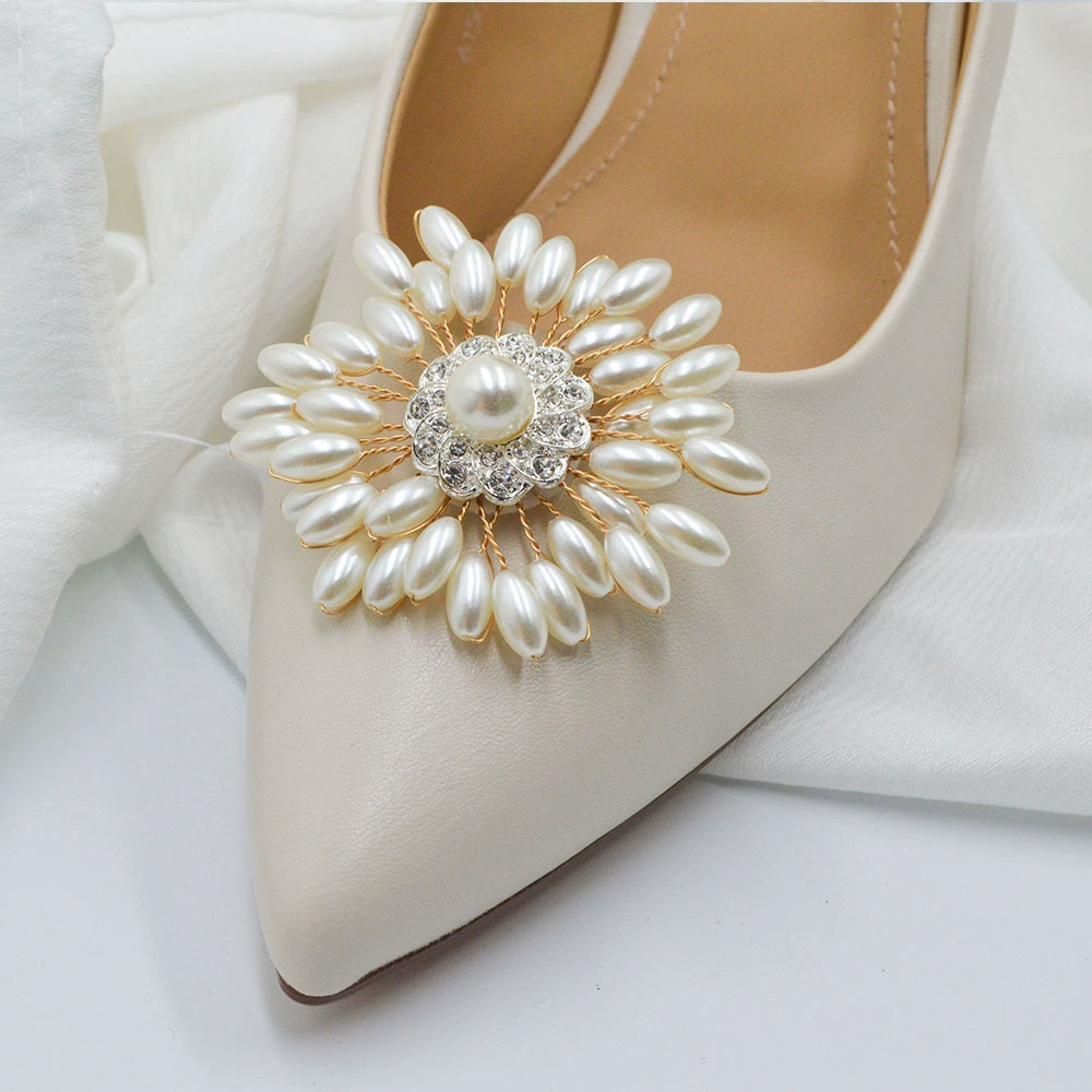 Специально для Amazon shein сплав жемчуг на высоком каблуке феи с DIY подружки невесты французские свадебные туфли