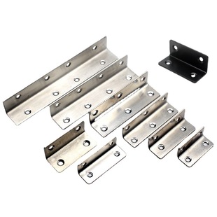 Stainless Steel Angle Code 90 Degree Right Angle Rectangular Angle Code Holder Rectangular Layer Plate Holder L-Type Extended Connector