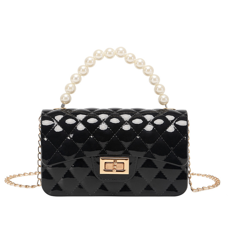 Bolso dulce, bolso de jalea de perla, color caramelo, bolso de moda de 2022 damas, bolso de mujer de comercio exterior