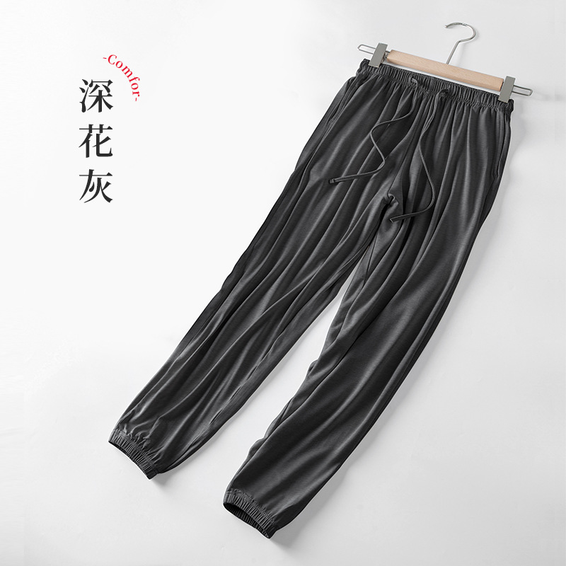 Péptido proteico aminoácido piel belleza Otoño e Invierno pantalones casuales para el hogar de las mujeres pantalones calientes atados al tobillo pantalones largos delgados en stock pelo rápido image 12