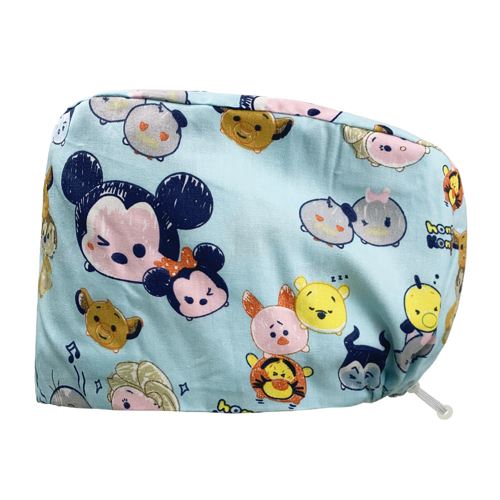 Gorro quirúrgico femenino puro algodón quirófano tapa especial enfermera pequeña flor tapa Estomatólogo tapa de trabajo dental atención médica