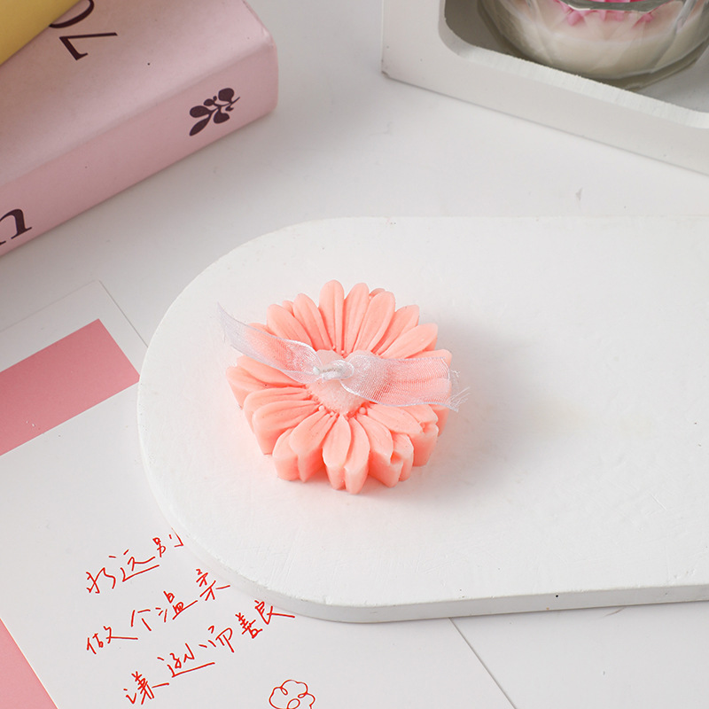 ins小雏菊花朵造型香薰蜡烛diy拍摄道具洋甘菊蜡烛情人节礼品|undefined