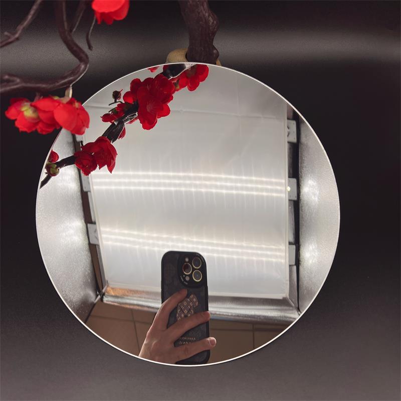 真空镀膜白漆亚克力镜硬度4H亚克力防刮花镜片有机玻璃防刮花镜片