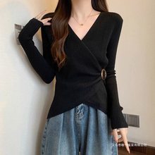 大码洋气加厚打底衫女秋冬新款胖收腰显瘦不规则美拉德正肩上衣