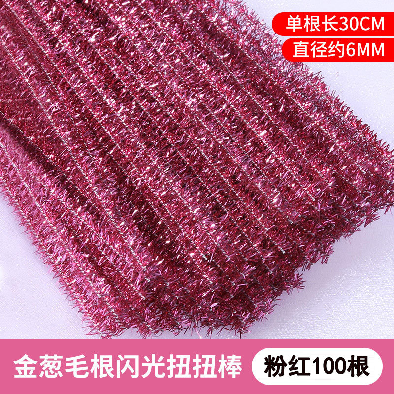 Paquete de material de ramo de varilla retorcida de macaron