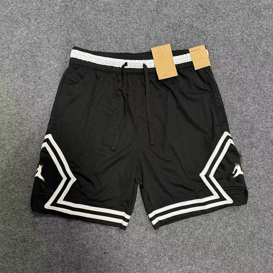 American-style Knee-free Trapeze Shorts Large Mesh Breathable Quick-drying Casual All-match Quarterpants Fitness Basketball Training Pants