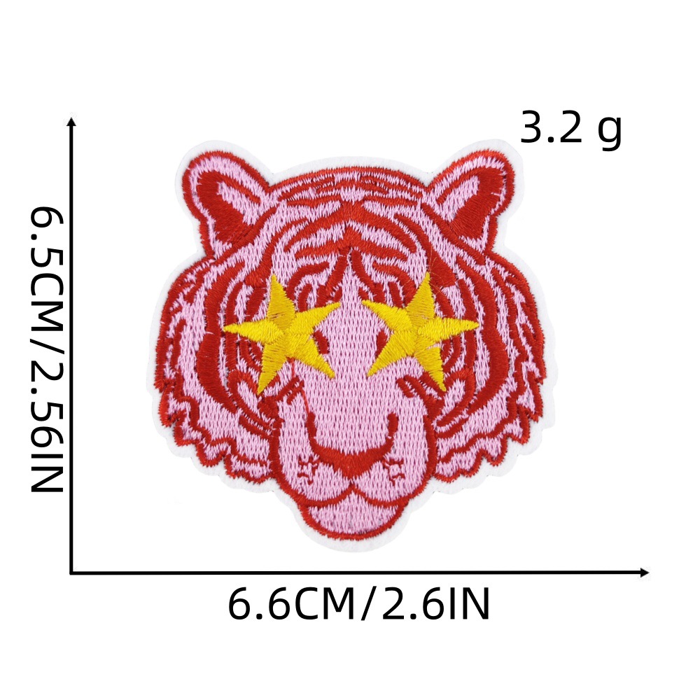 3g Weight Clothing Sticker Patches Classification 1 Piece, 1 Set Quantity Nonwoven, Polyester Material Animal, Letter Pattern Cute Style 1 Piece 1 Set Cute Animal Letter Nonwoven Polyester Clothing Sticker Patches 5