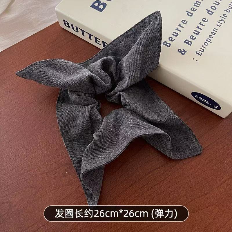 5679 스퀘어 스카프-소프트 데님 그레이