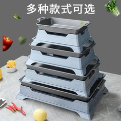 Aluminum non-stick fish grill, alcohol stove, small rectangular fish grill pan, dry pot, hot pot, bullfrog stove, seafood king