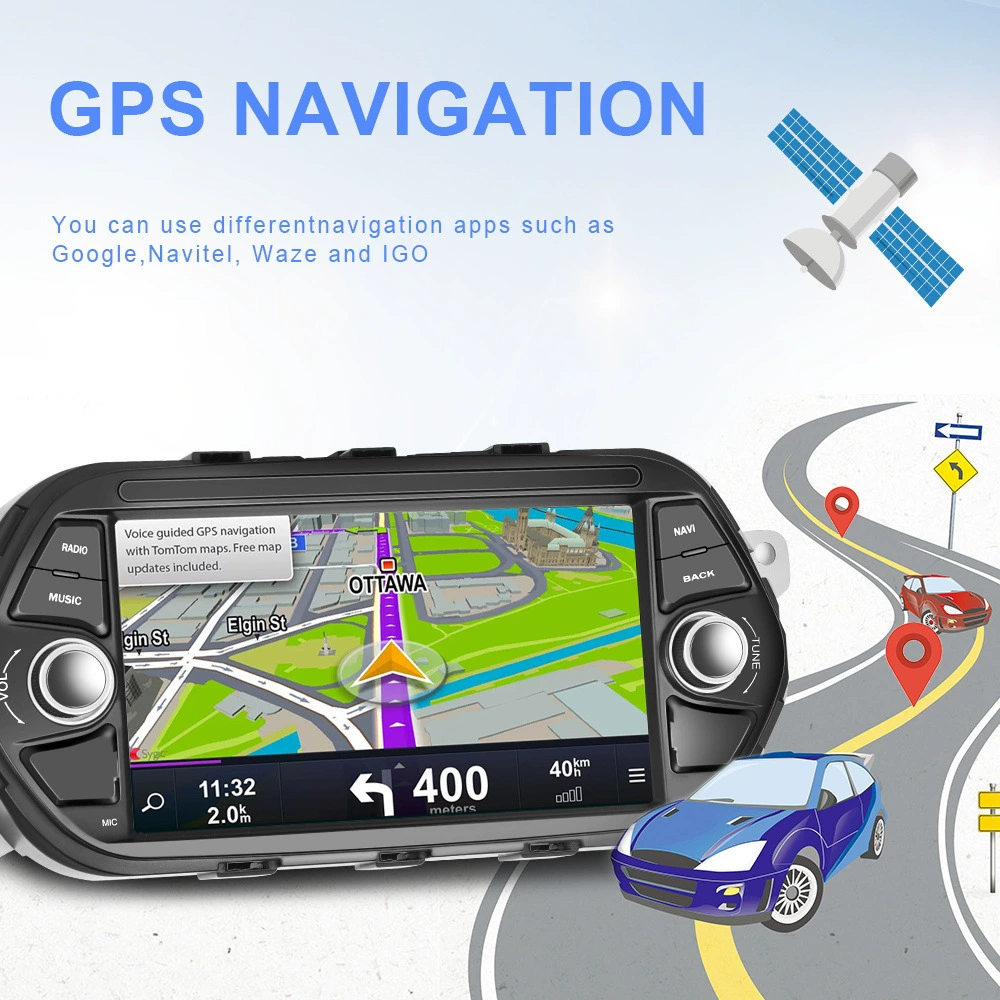 Подходит для Fiat EGEA 15-17, навигатор с управлением Android 13.0 7-дюймовый China-control, интегрированное изображение
