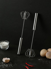 咪嗦半自動不鏽鋼打蛋家用攪奶油手動打發器雞蛋攪拌器打蛋棒烘焙