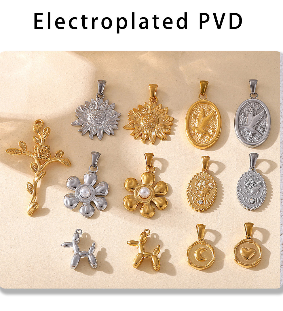 4g Weight Pendant Jewelry Making Type 1 Piece Quantity Daily Occasion 304 Stainless Steel Material Geometric Pattern Unisex Gender Plating Design Classic Style Style Wholesale Jewelry Classic Style Geometric 304 Stainless Steel Plating 11